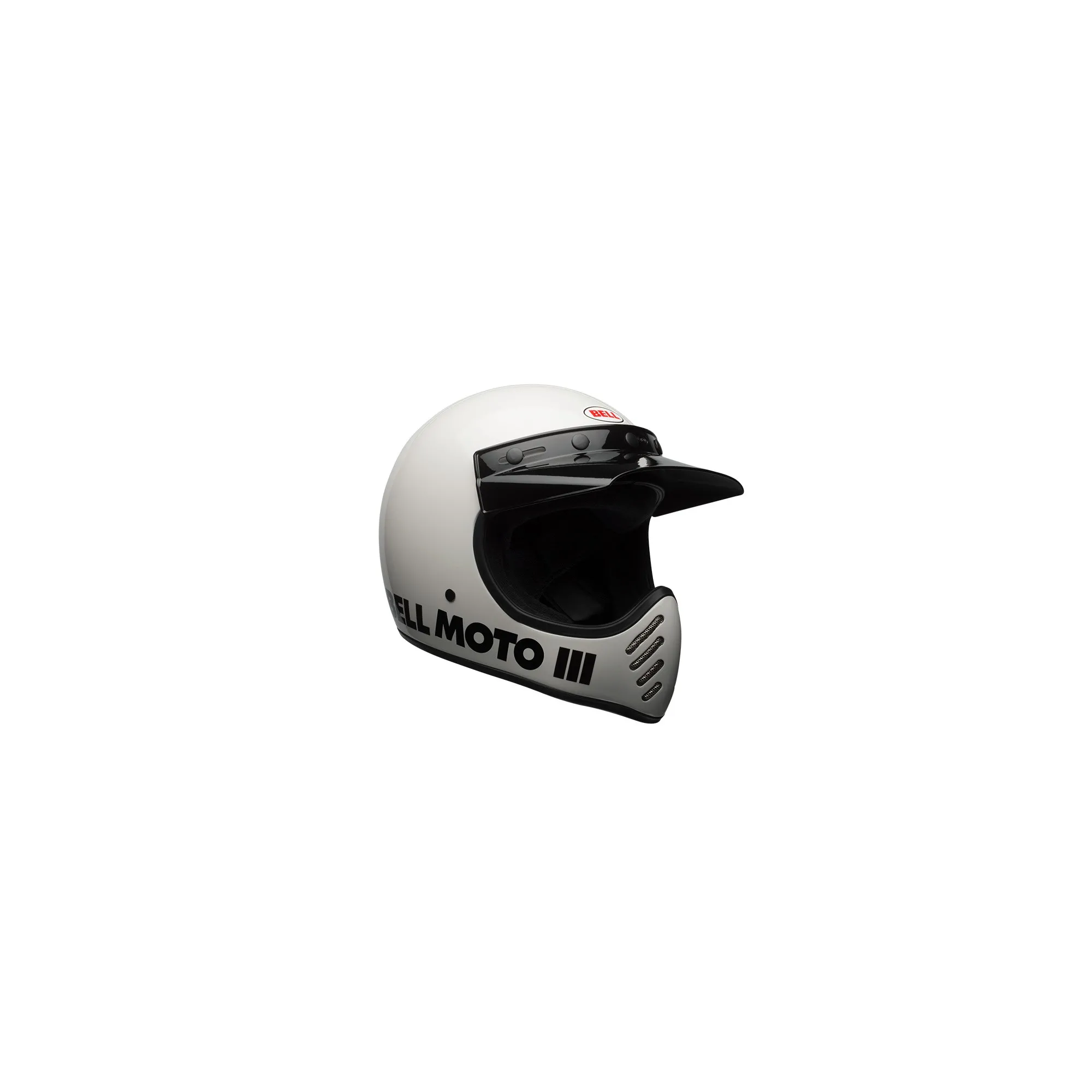 Casco Bell MOTO-3 Nero bianco ECE 06