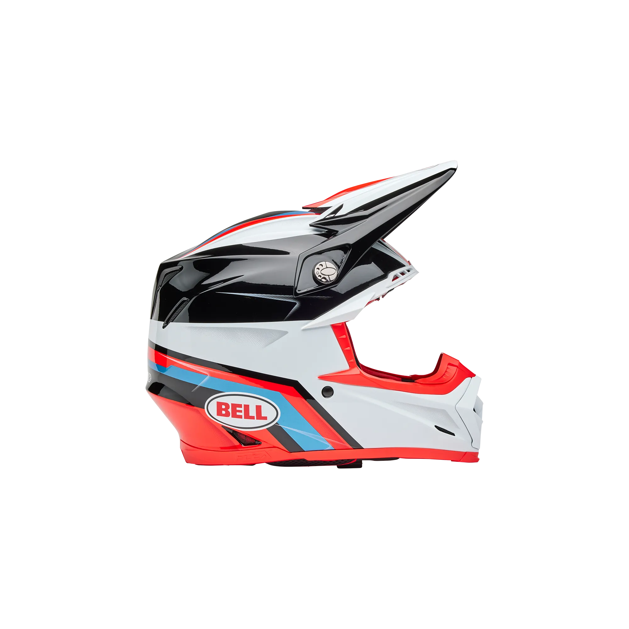 Casco BELL Moto-9S FLEX MERCHANT Rosso/Nero