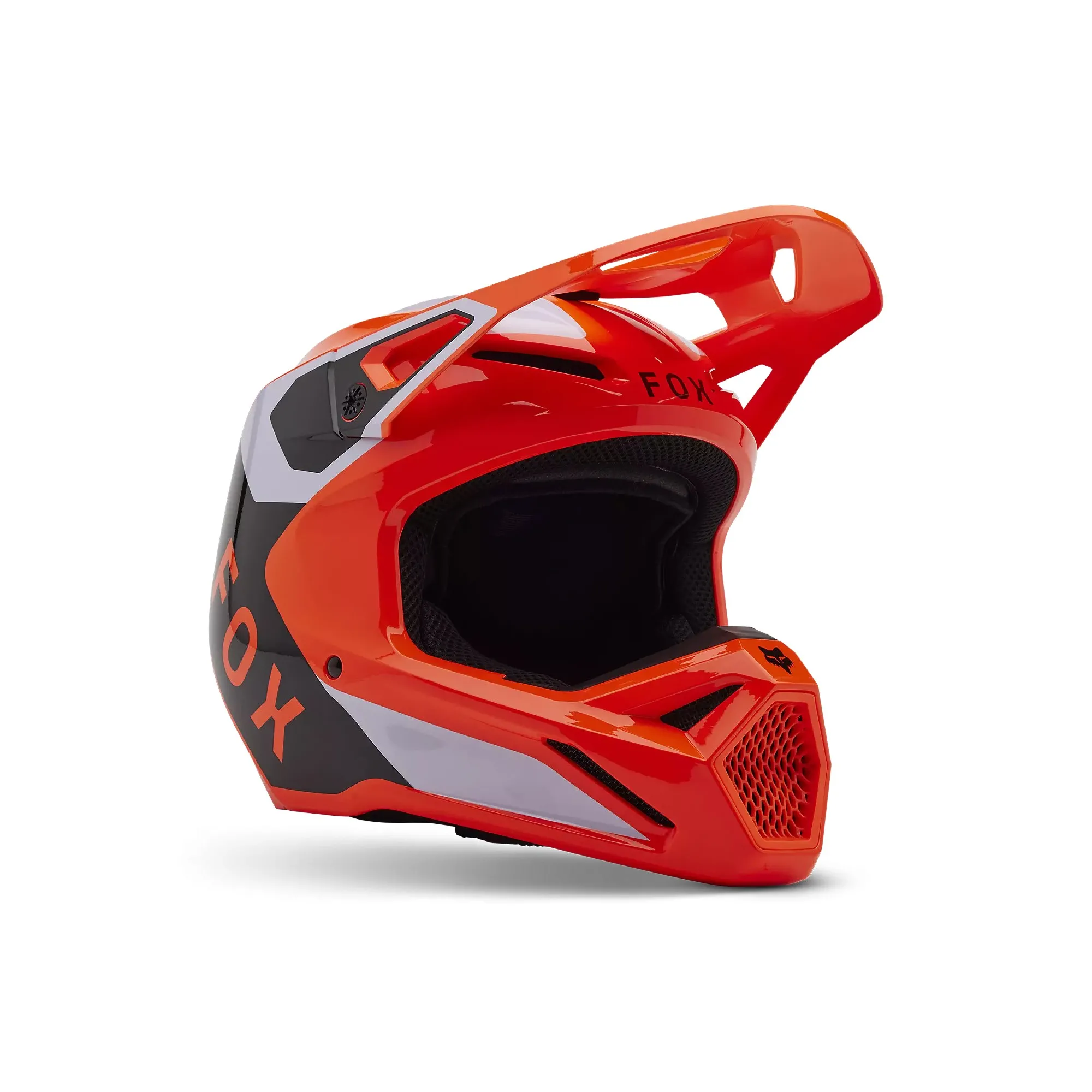 Casco FOX V1 Lean 2025 | Arancio Fluo