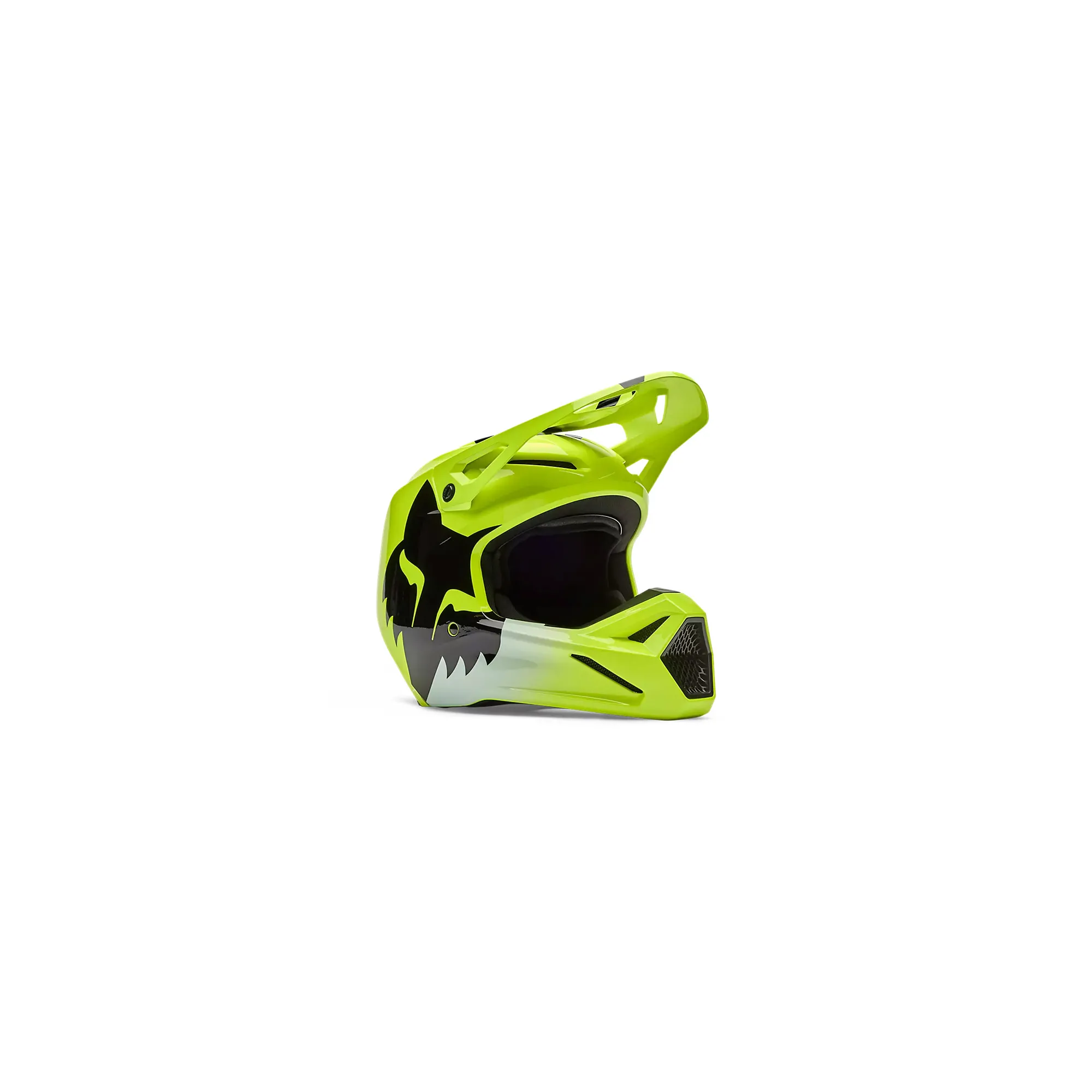 Casco FOX V1 Shield Fluo Yellow