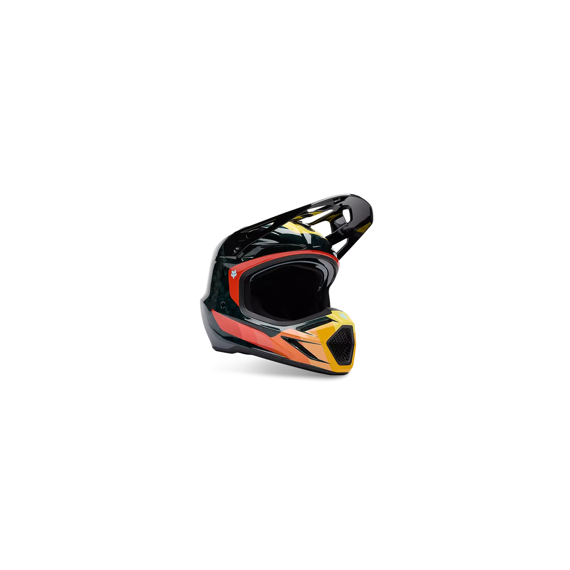 Casco FOX V3 RS Grid Black Orange