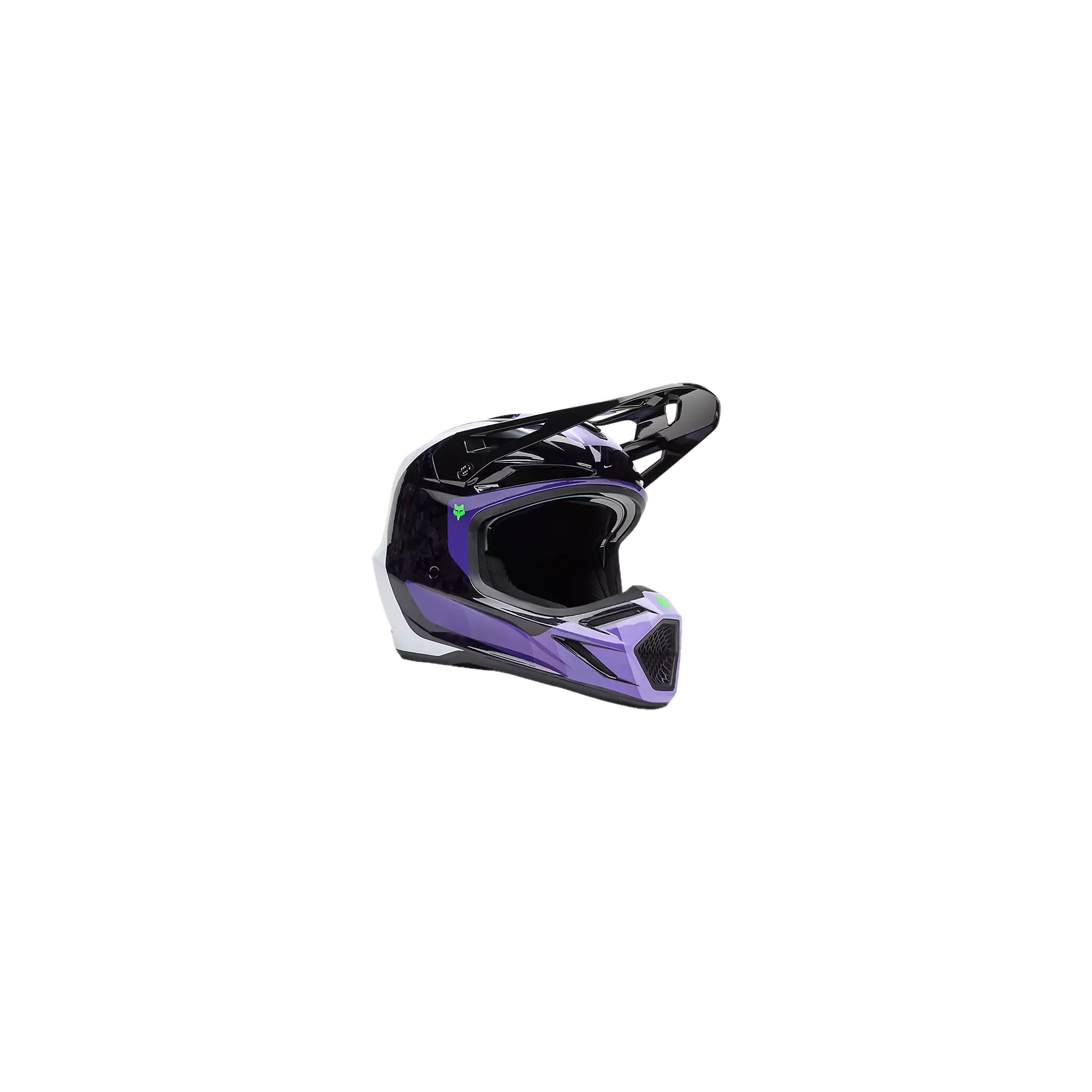 Casco FOX V3 RS Grid Black Purple