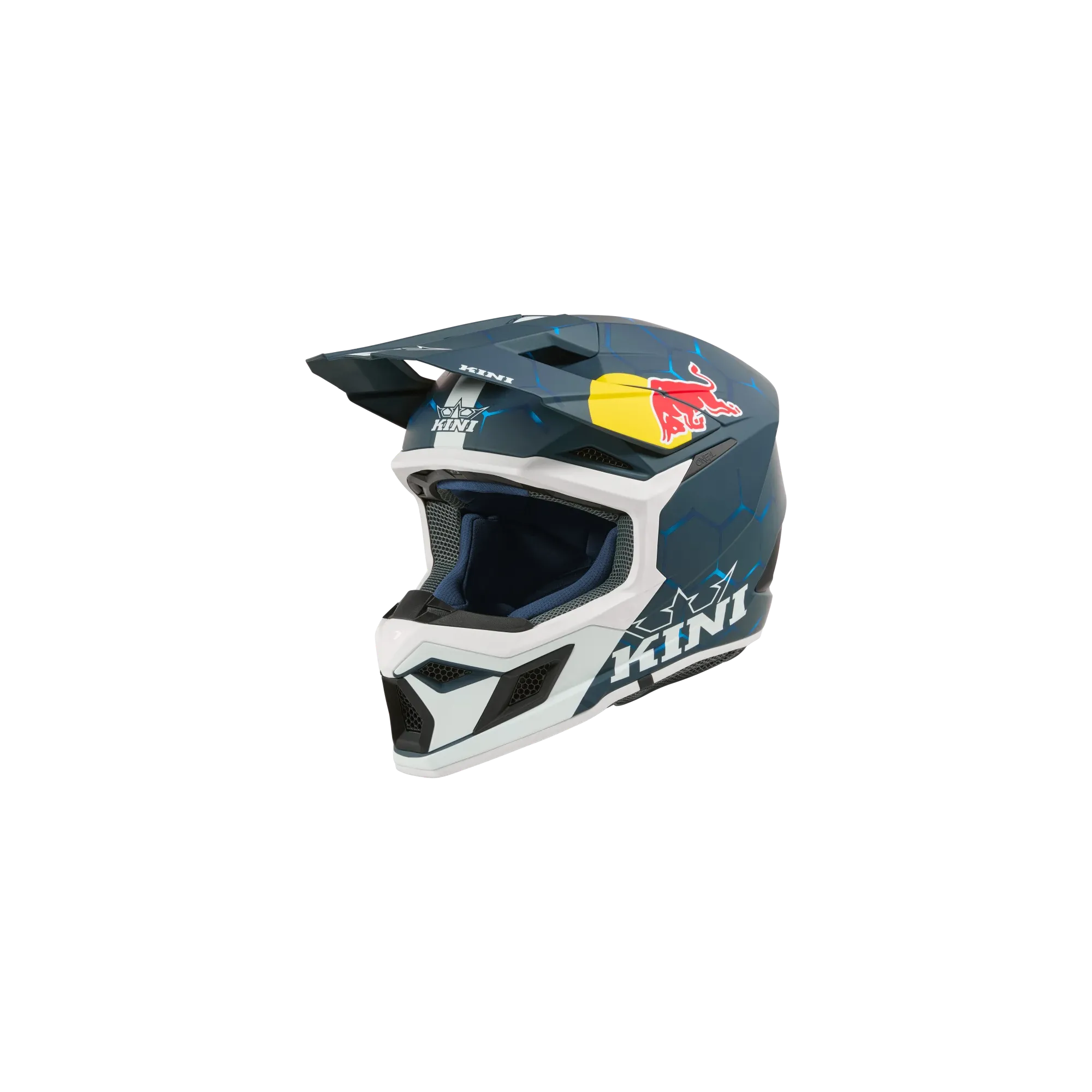 Casco Kini MX3 Red Bull 1.0 Blue White