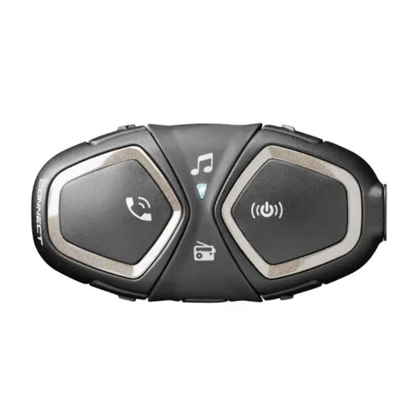 Interfono moto Interphone Connect Bluetooth per 2 rider con autonomia fino a 15h