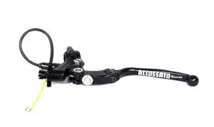 COMANDO LEVA FRIZIONE SNODATA ACCOSSATO NERA O COLORATA,CON MICRO INCLUSO INTERASASSE 24-29-32-34 MM COD CF009