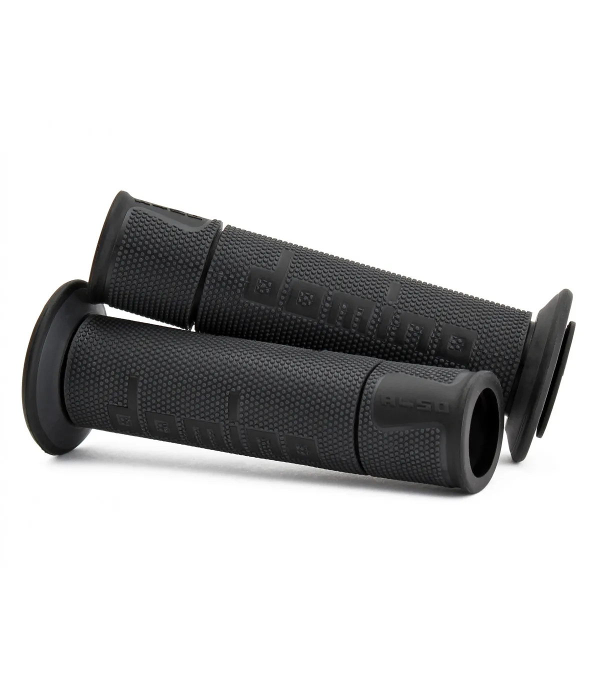 COPPIA MANOPOLE ROAD-RACING DOMINO ANTRACITE-NERO