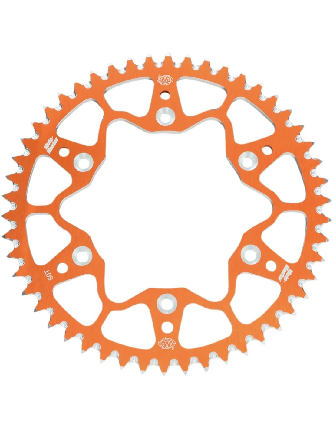 Corona in alluminio Moto-Master Ktm SX 85 04- passo 428 Arancione