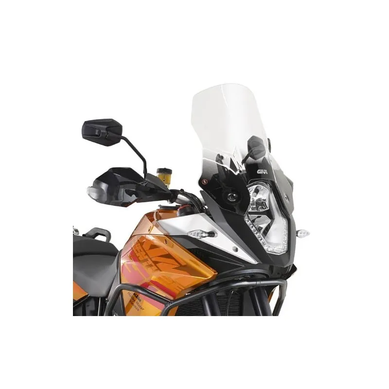 CUPOLINO GIVI TOURING KTM 1090 ADVENTURE 2017-2019, TRASPARENTE