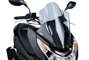 CUPOLINO V-TECH LINE TOURING HONDA PCX 125 10-15 FUME' CHIARO cod. 5569H