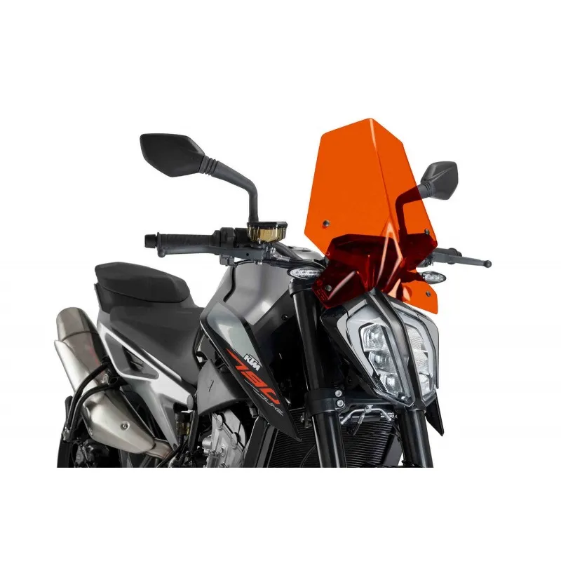CUPOLINO PUIG SPORT NEW GENERATION KTM 890 DUKE 2021-2023, ARANCIONE