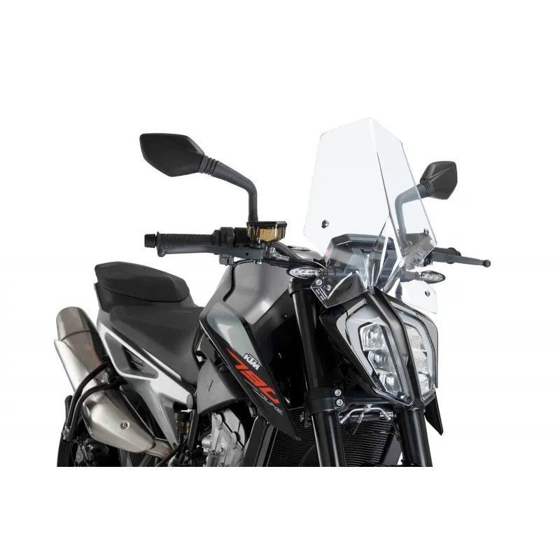 CUPOLINO PUIG SPORT NEW GENERATION KTM 890 DUKE 2021-2023, TRASPARENTE