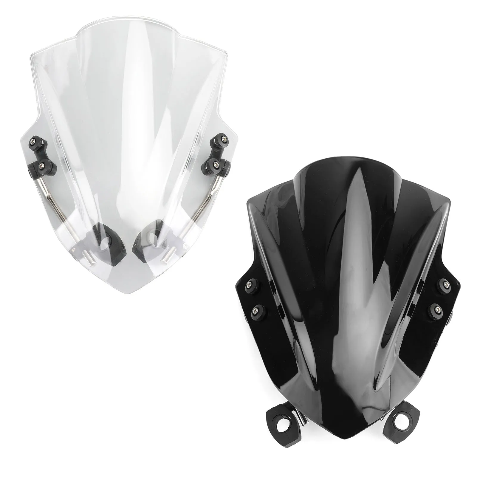 Universel 7/8 ''22mm guidon ABS plastique moto pare-brise pare-brise générique