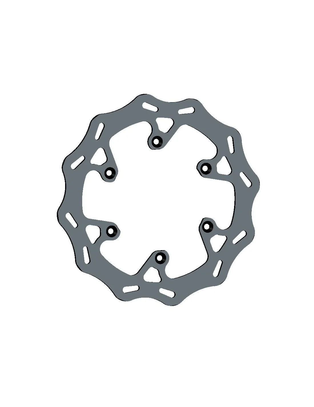 Disco freno posteriore Braking W-Fix YZ/YZF