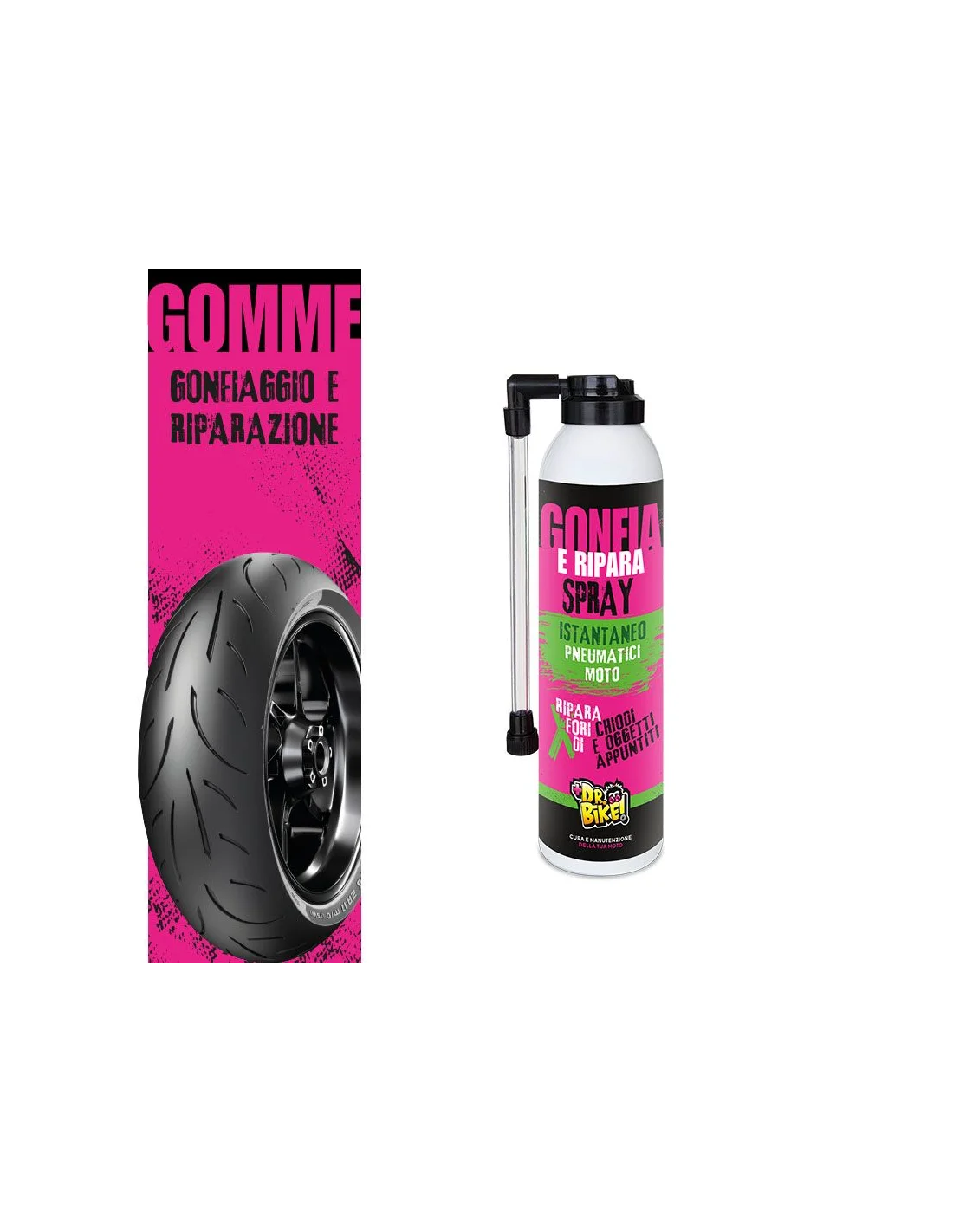 DR Bike Gonfia e Ripara Spray 300 ml