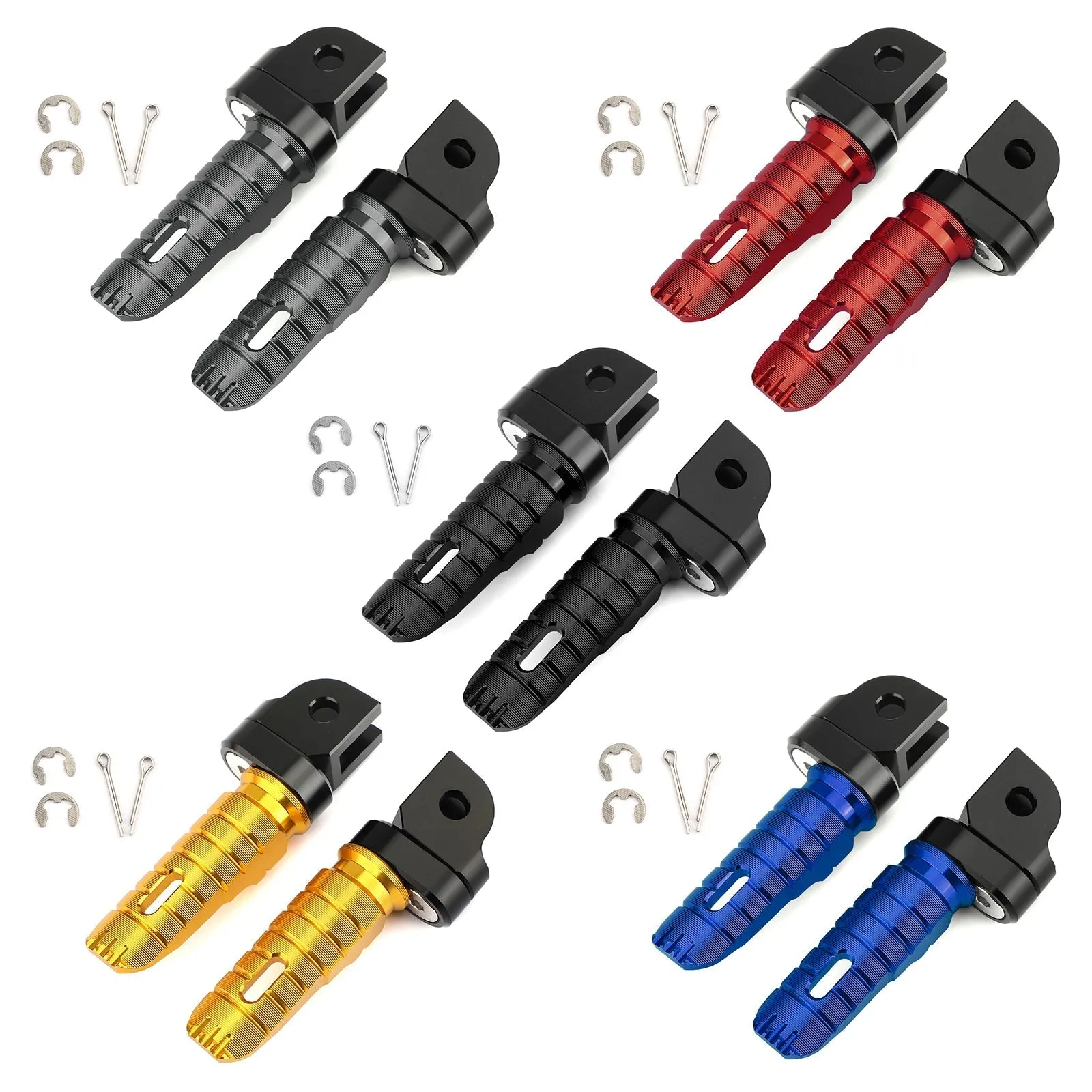 Repose-pieds avant repose-pieds pour HONDA CB125R CBR250RR CBR1000RR CB600F CB1100/RS/SX générique