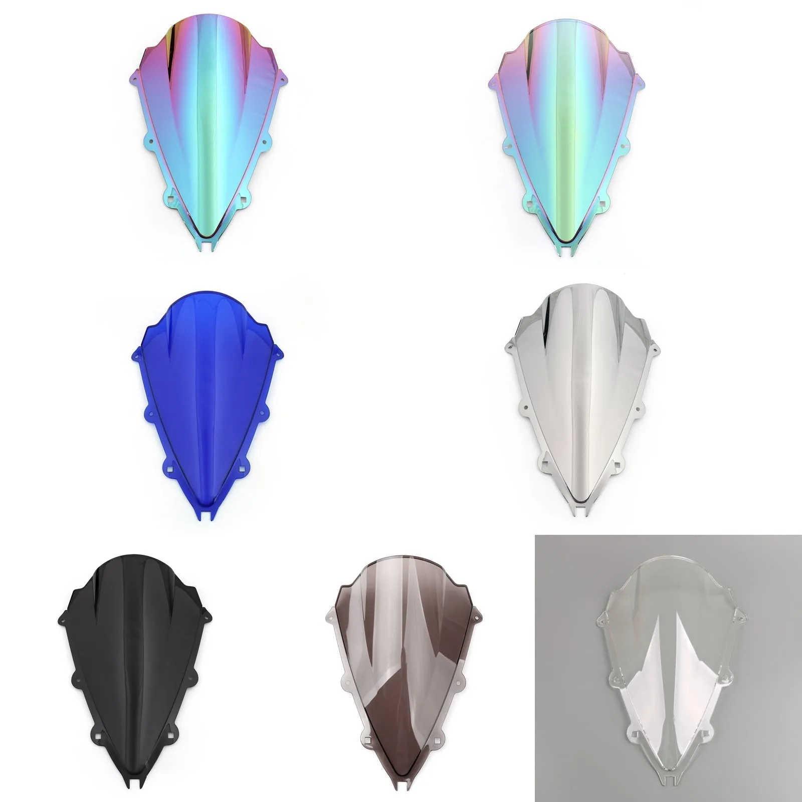 Pare-brise double bulle en ABS pour Aprilia RSV4 2009-2014 générique