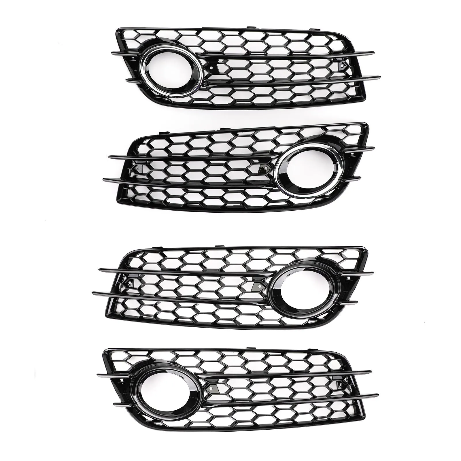 A4 S-LINE S4 2008-2012 Grille antibrouillard de style nid 'abeille Audi