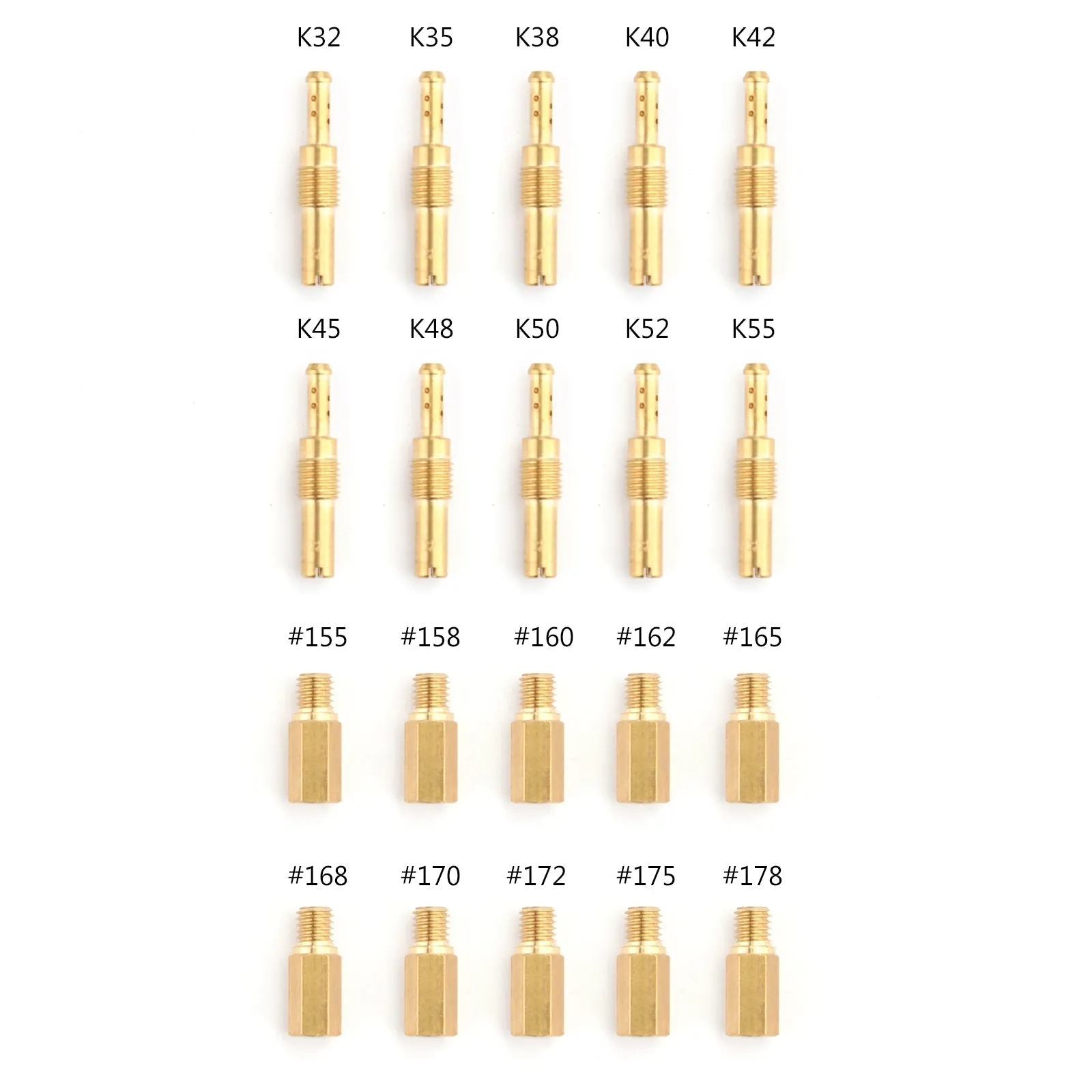 Ensemble de 20 pièces Kit de jet principal de carburateur et outil de jet pilote lent Ensemble de 20 pièces générique