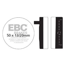 EBC FA012 BRAKE PAD FA SERIES ORGANIC