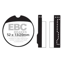 EBC FA013 BRAKE PAD FA SERIES ORGANIC