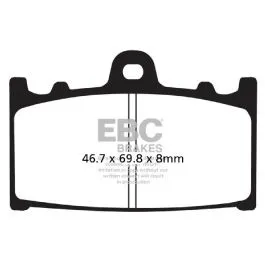 EBC FA158 BRAKE PAD FA SERIES ORGANIC