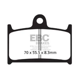 EBC FA236HH BRAKE PAD FA-HH SERIES SINTERED METAL