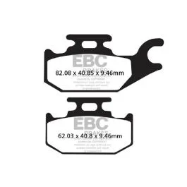 EBC FA307R BRAKE PAD FA-R SERIES SINTERED METAL