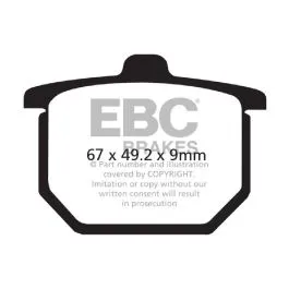 EBC FA031 BRAKE PAD FA SERIES ORGANIC