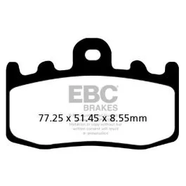 EBC FA335HH BRAKE PAD FA-HH SERIES SINTERED METAL
