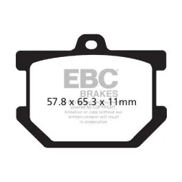EBC FA034 BRAKE PAD FA SERIES ORGANIC