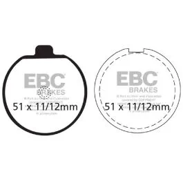 EBC FA035 BRAKE PAD FA SERIES ORGANIC