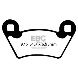 EBC FA354R BRAKE PAD FA-R SERIES SINTERED METAL