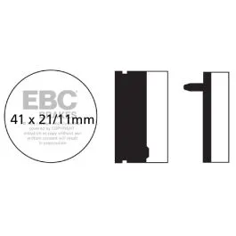 EBC FA040 BRAKE PAD FA SERIES ORGANIC