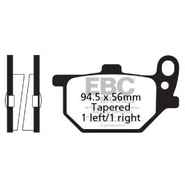 EBC FA061 BRAKE PAD FA SERIES ORGANIC