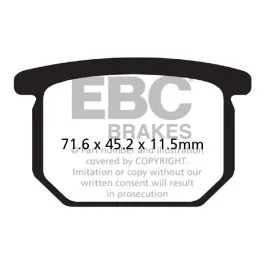 EBC FA065 BRAKE PAD FA SERIES ORGANIC