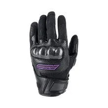 Guanti Lady HERO AIR Nero/Viola Tg L - Guanti in pelle e tessuto Lady Hero Air -