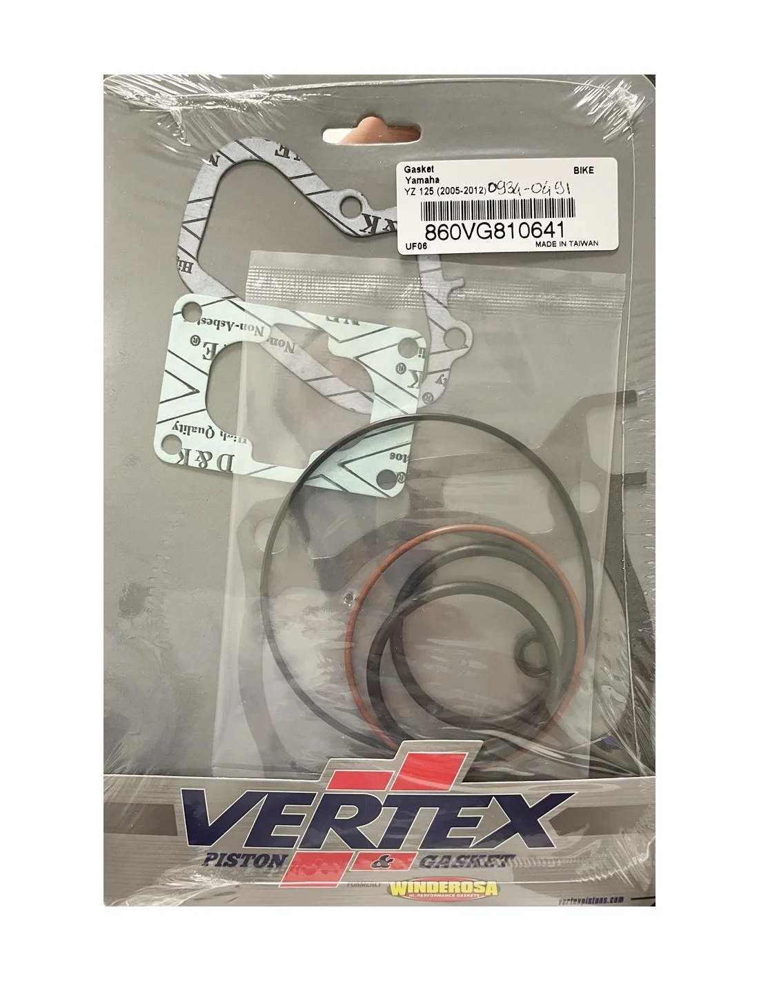 Guarnizioni smeriglio Vertex - Yamaha YZ 125 2005-
