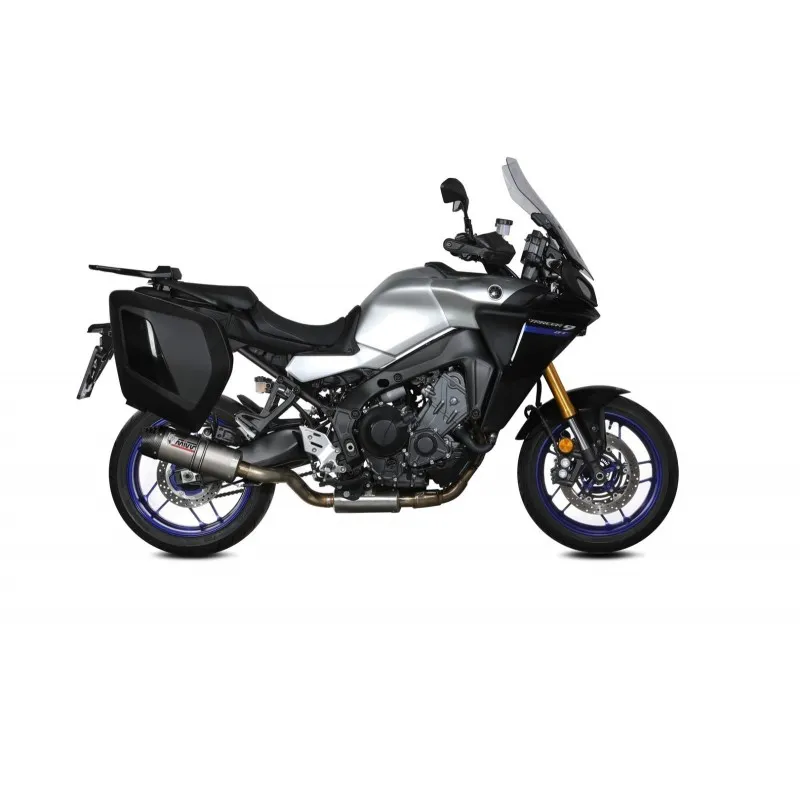 IMPIANTO DI SCARICO COMPLETO MIVV OVALE YAMAHA TRACER 9 2023-2024, DEKAT TITANIO/CARBONIO