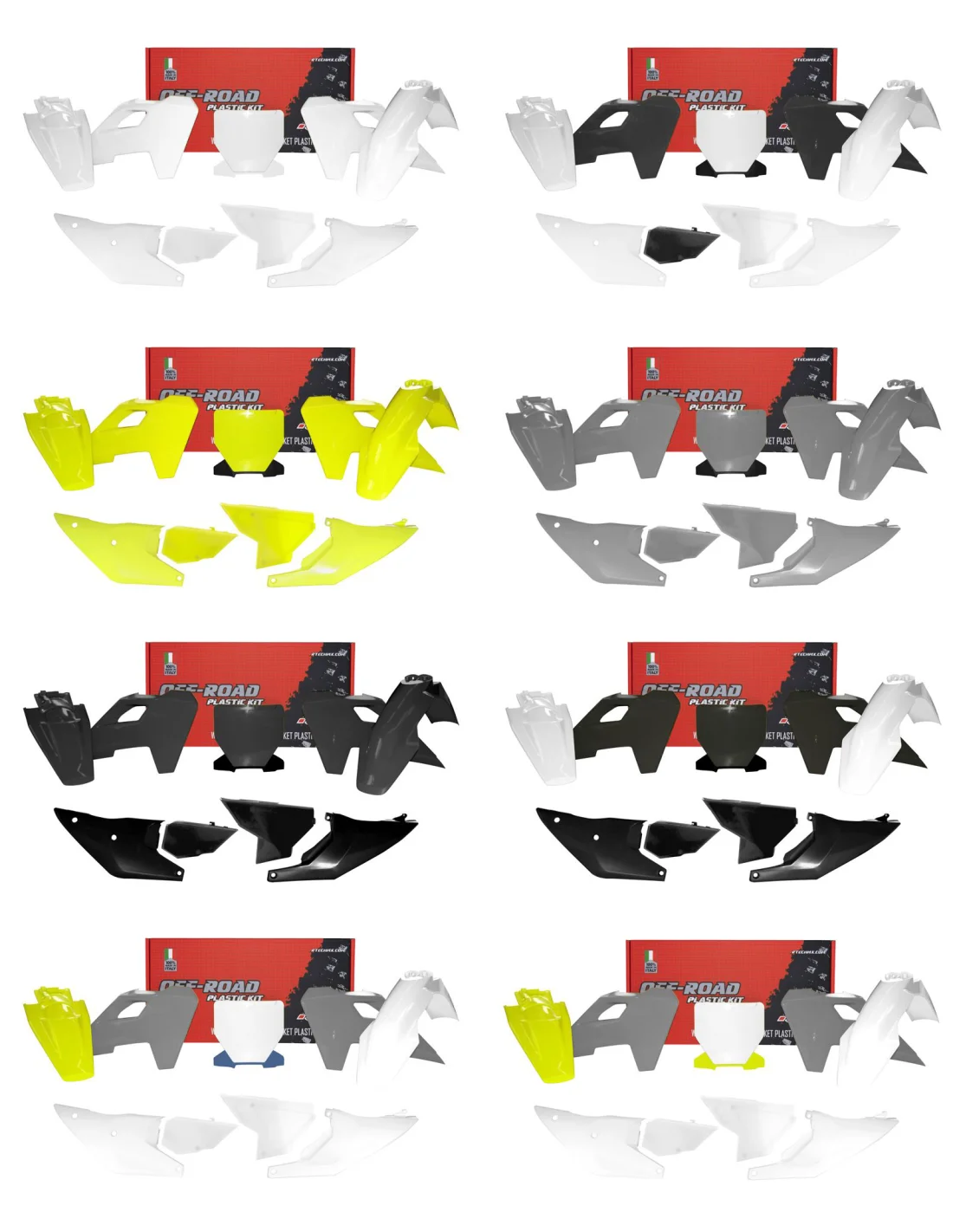 Kit plastiche Rtech - Husqvarna TC 125 - 300 | FC 250 - 300 - 350 - 450 2023-