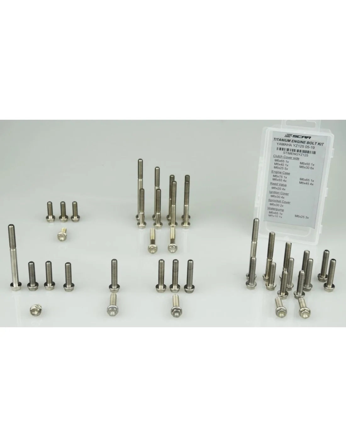 Kit viteria motore in titanio | Yamaha YZ 125 2022-