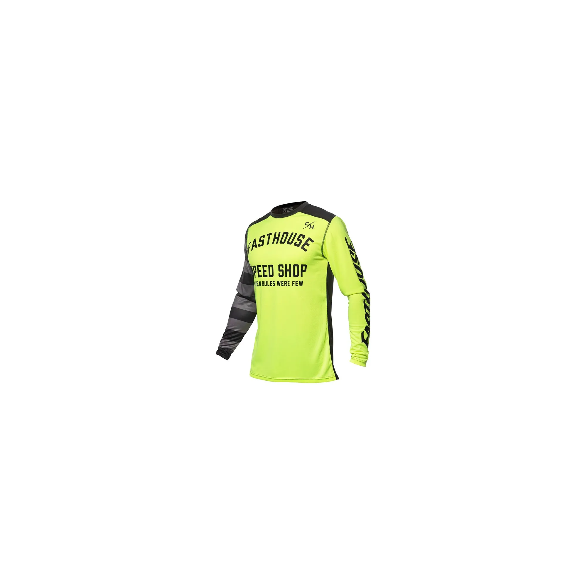 Maglia bambino Fasthouse Carbon 24.1 Eternal giallo fluo/nero