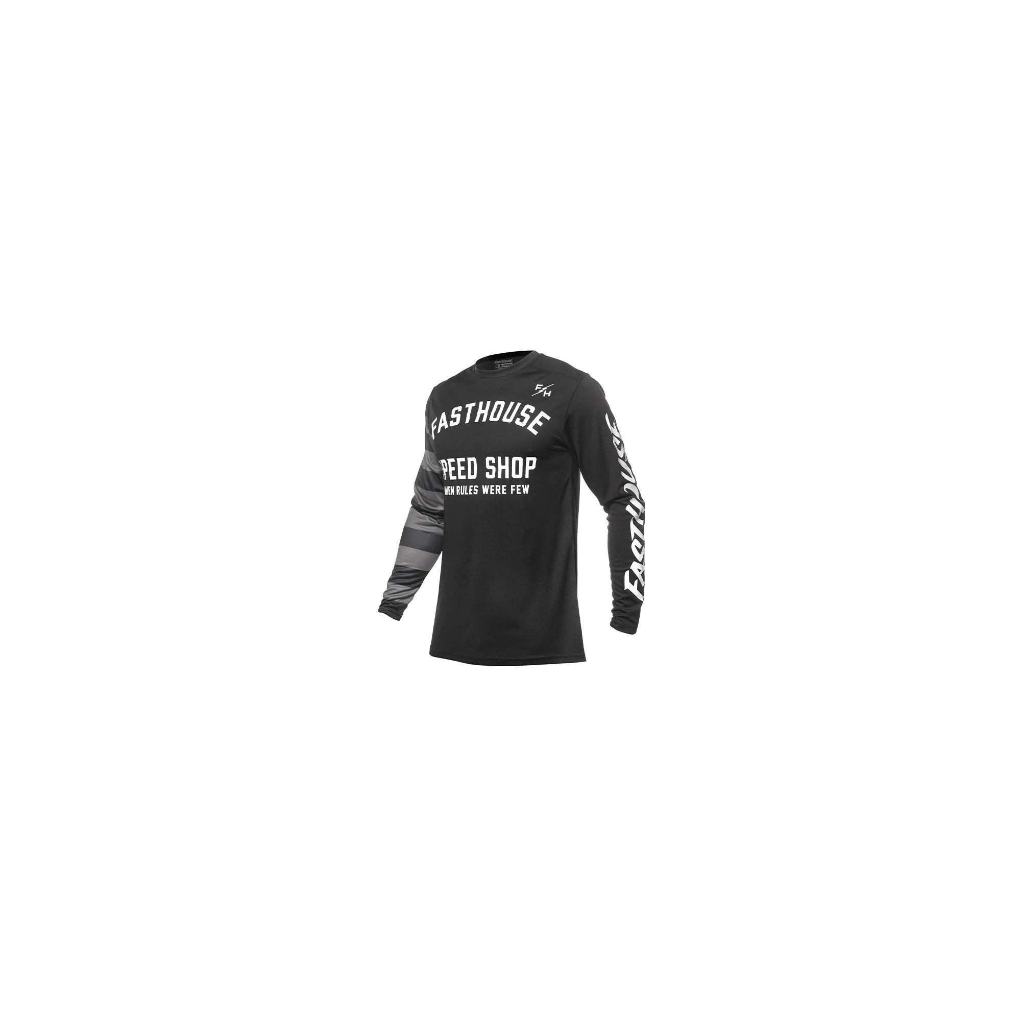 Maglia bambino Fasthouse Carbon 24.1 Eternal nera