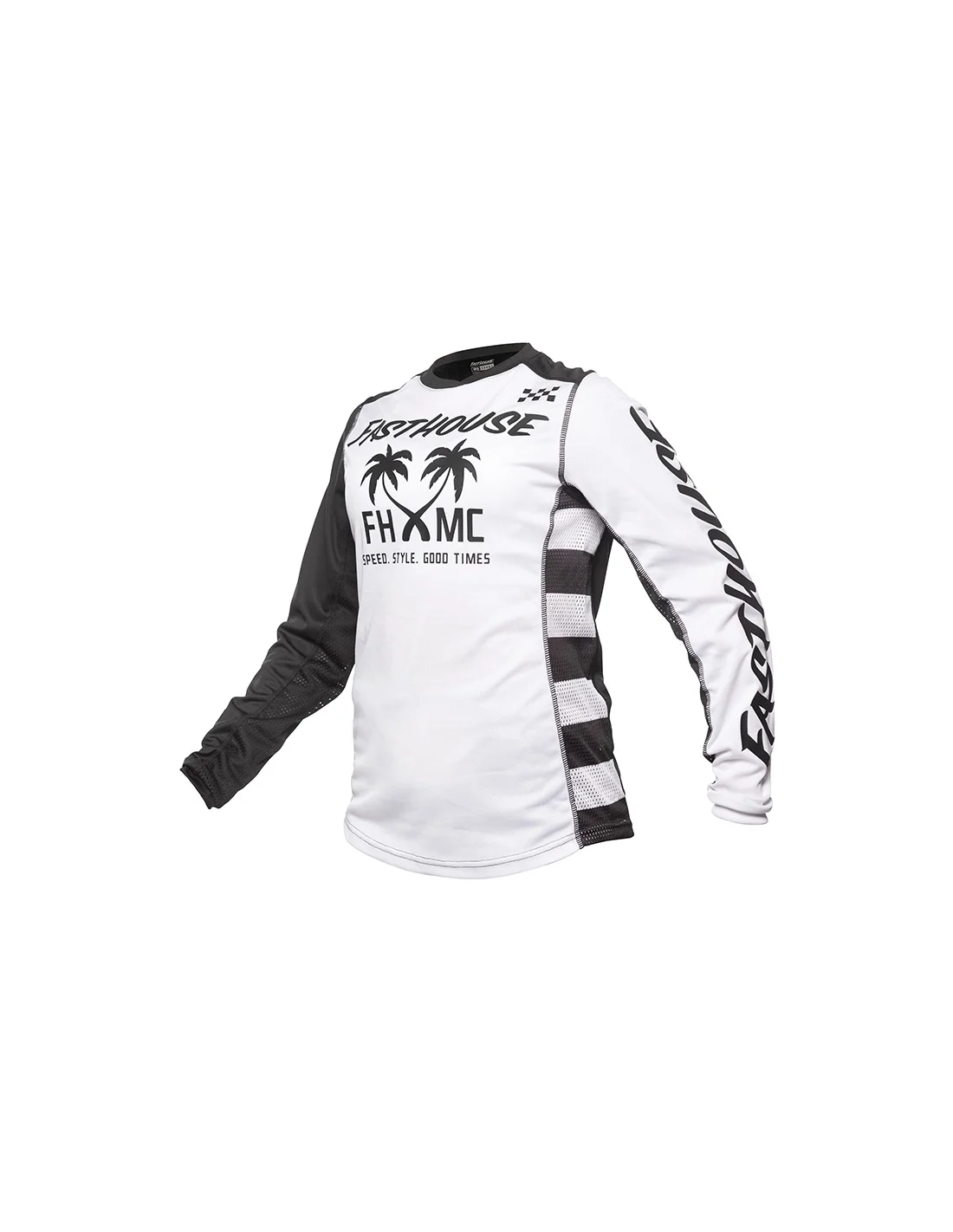 Maglia Fasthouse grindhouse donna paradise bianca/nera