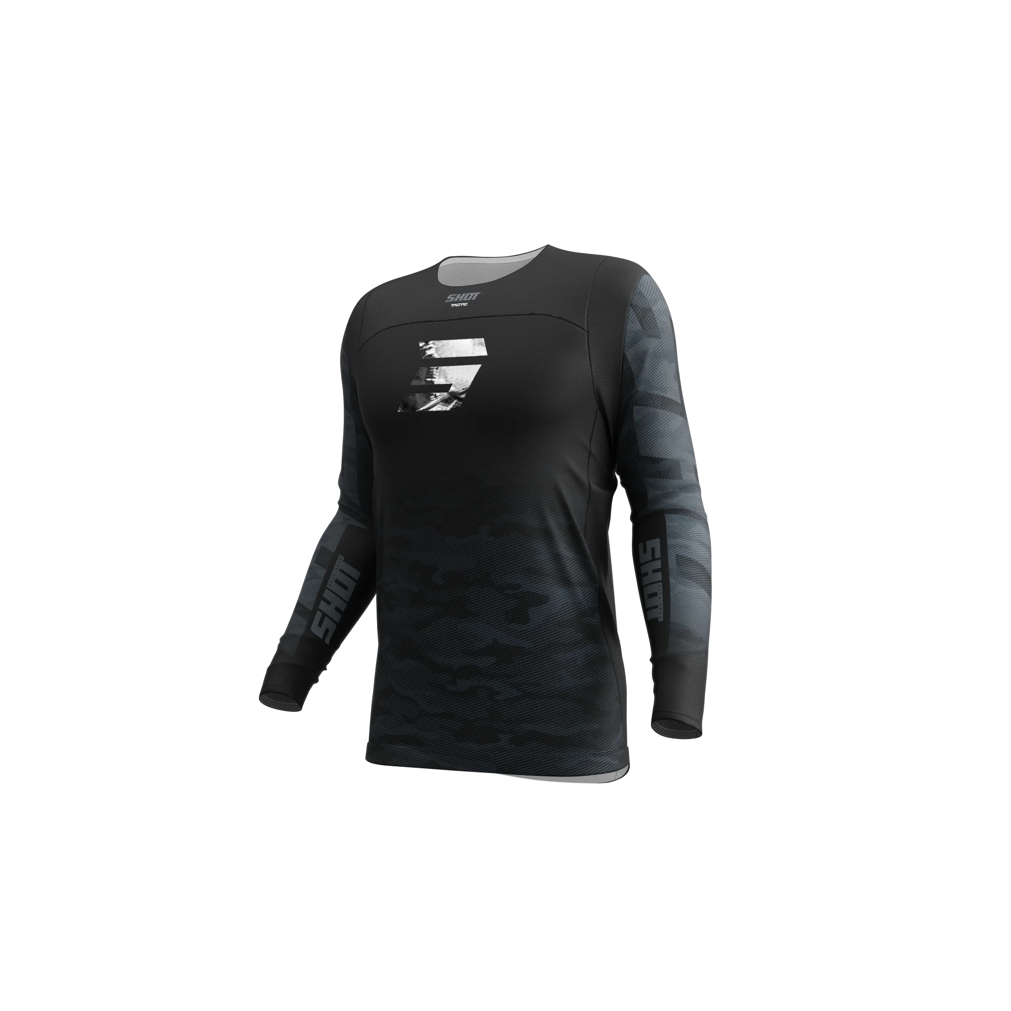 Maglia Shot Contact Tactic Nero Grigio