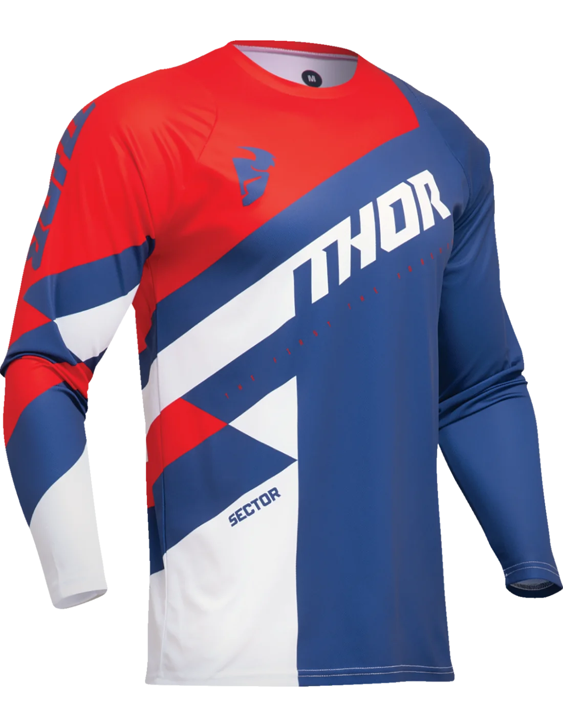 Maglia Thor Sector Checker Navy rossa
