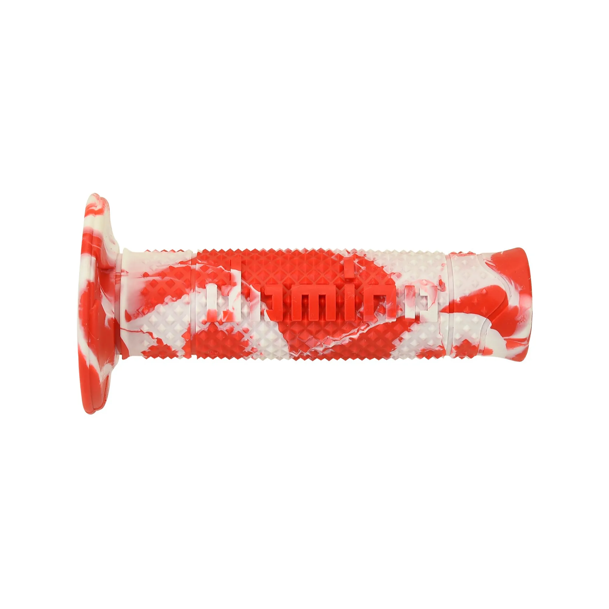 Manopole Domino Snake Bianche Rosse