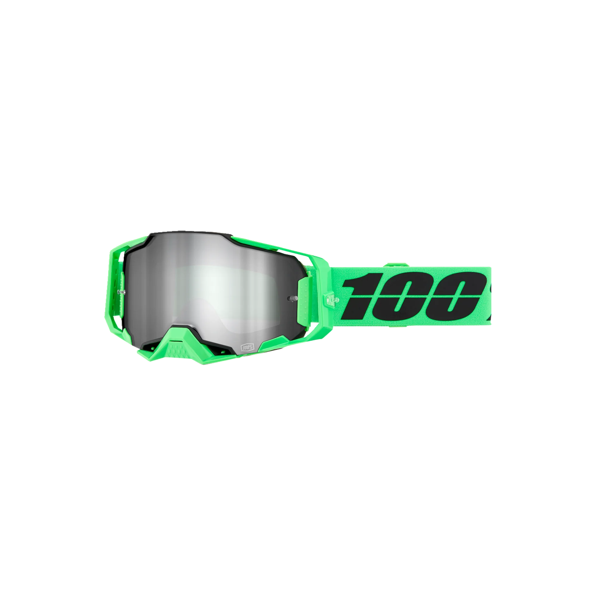 Maschera 100% Armega Anza 2 Mirror Silver