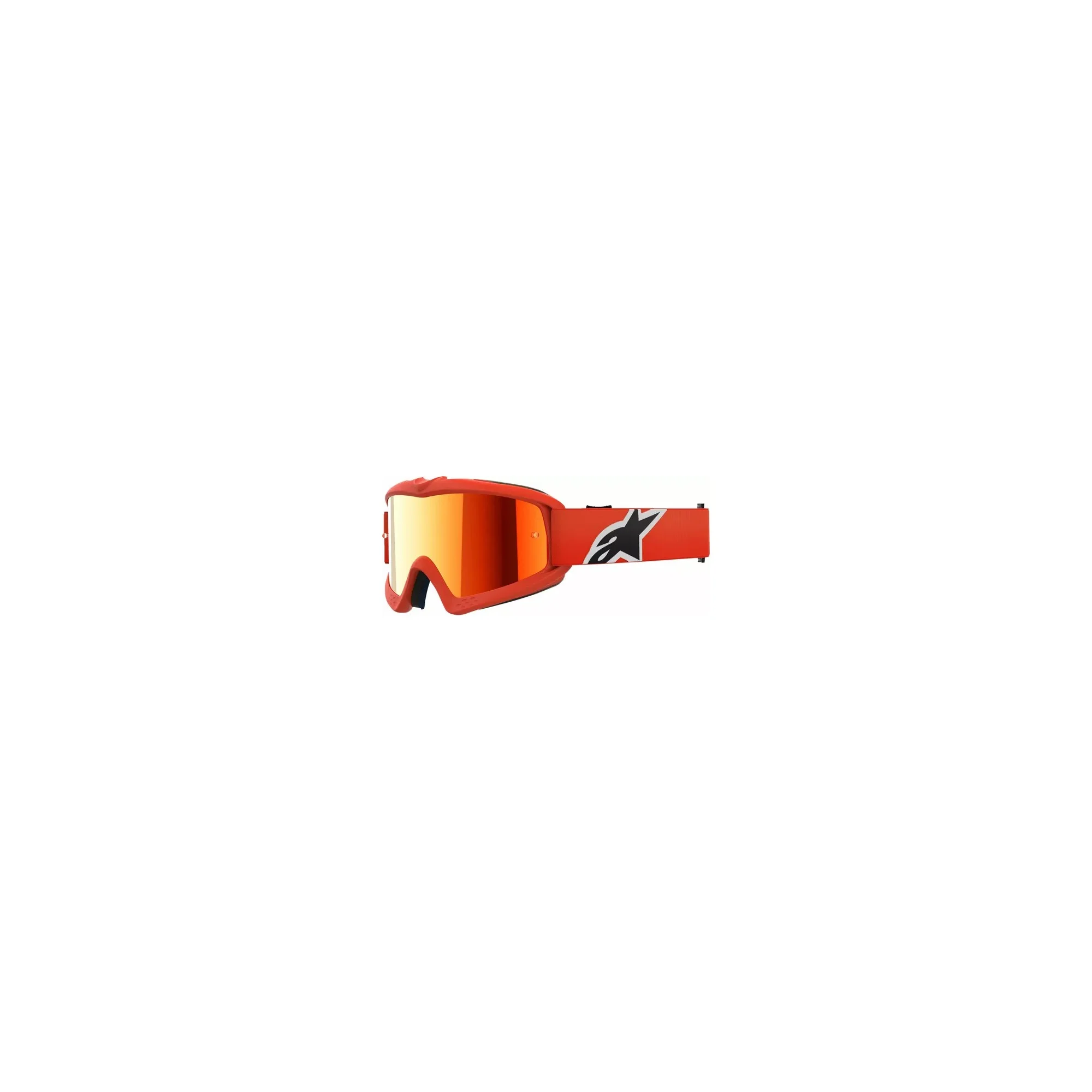 Maschera Alpinestar Vision Corp Youth Arancio | Lente Rossa a Specchio