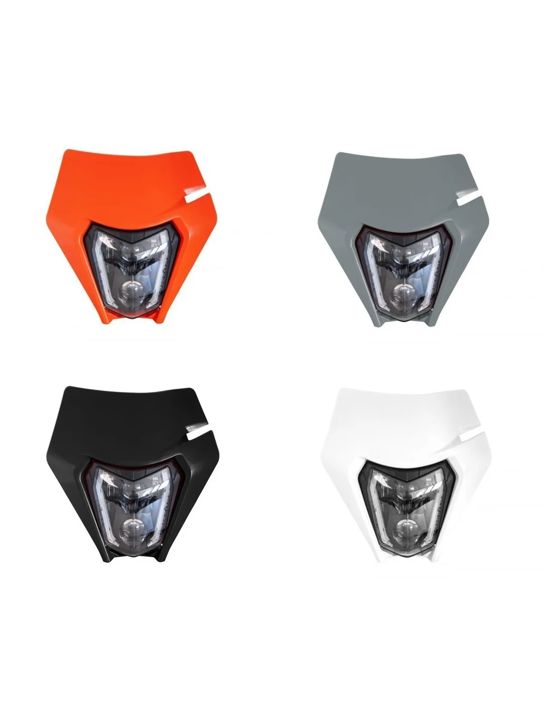 Mascherina portafaro con faro led omologato 36W/66W KTM 2020-2023