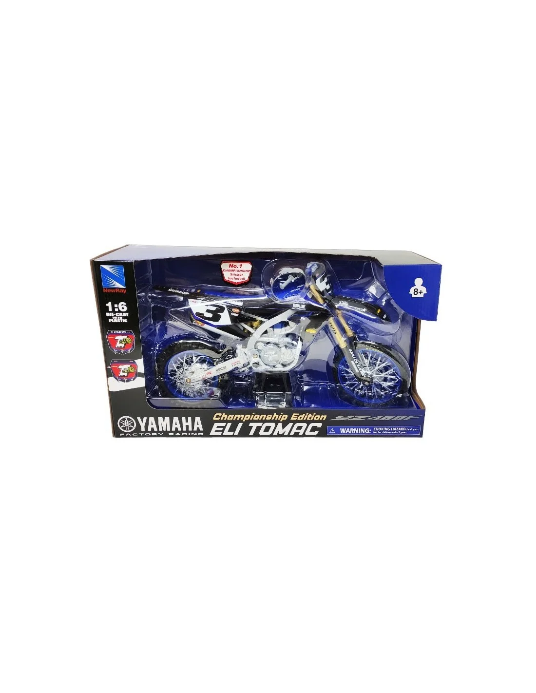 Modellino NewRay Yamaha 1:6 YZF 450 Eli Tomac 3
